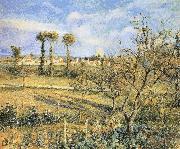 Camille Pissarro Sunset oil on canvas